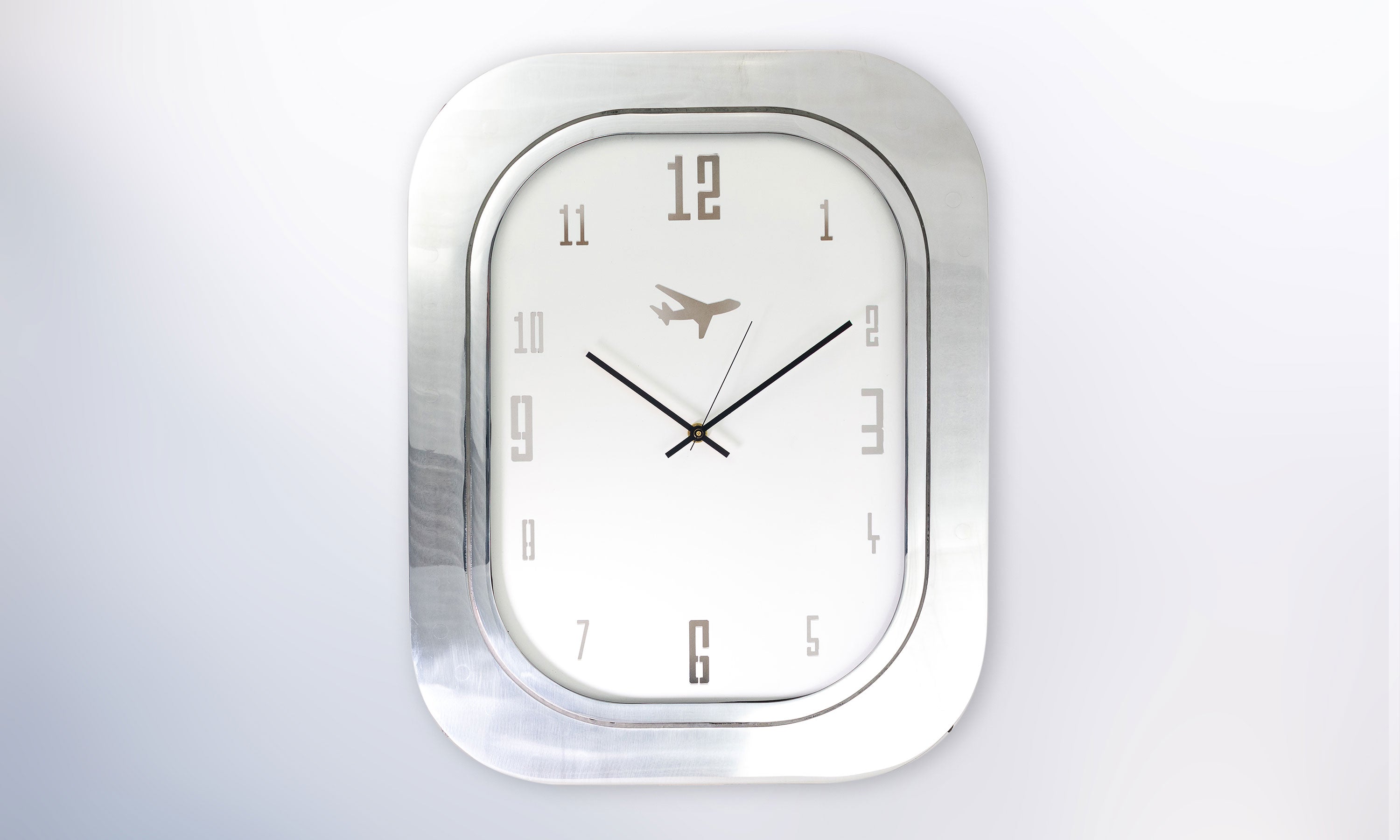 BOEING 747 WINDOW CLOCK - WHITE - Plane Industries