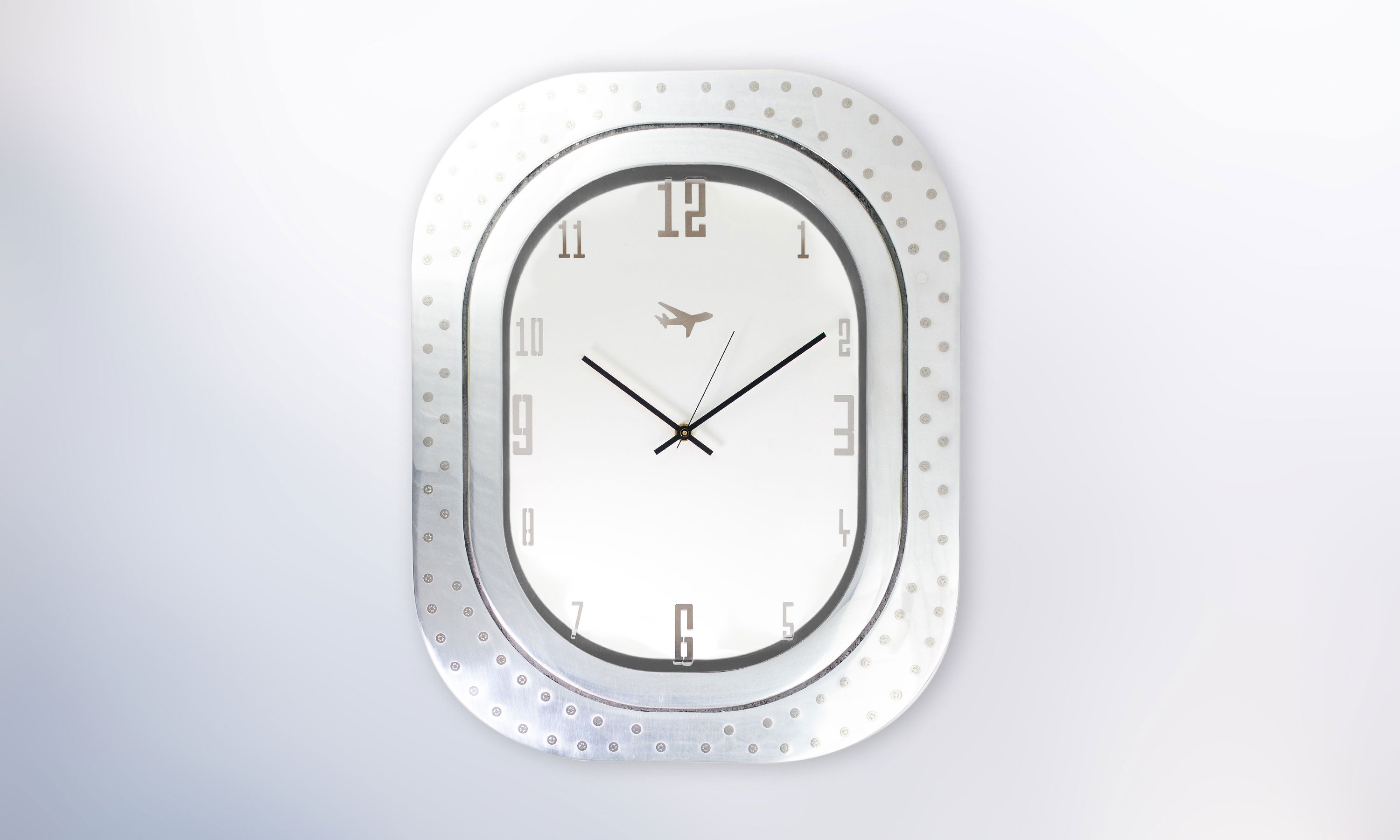 AIRBUS A320 WINDOW CLOCK - WHITE - Plane Industries