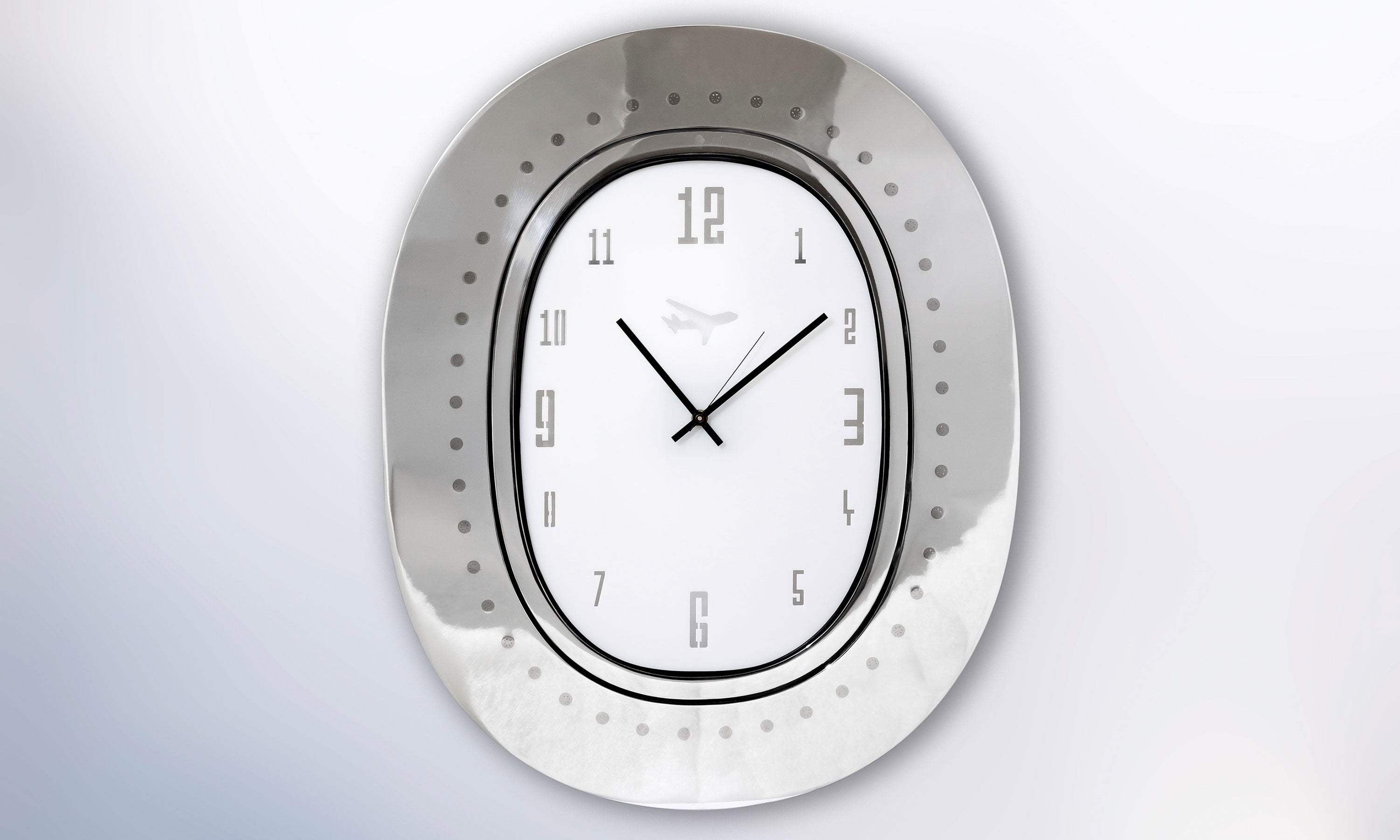 BOEING 777 WINDOW CLOCK - WHITE - Plane Industries