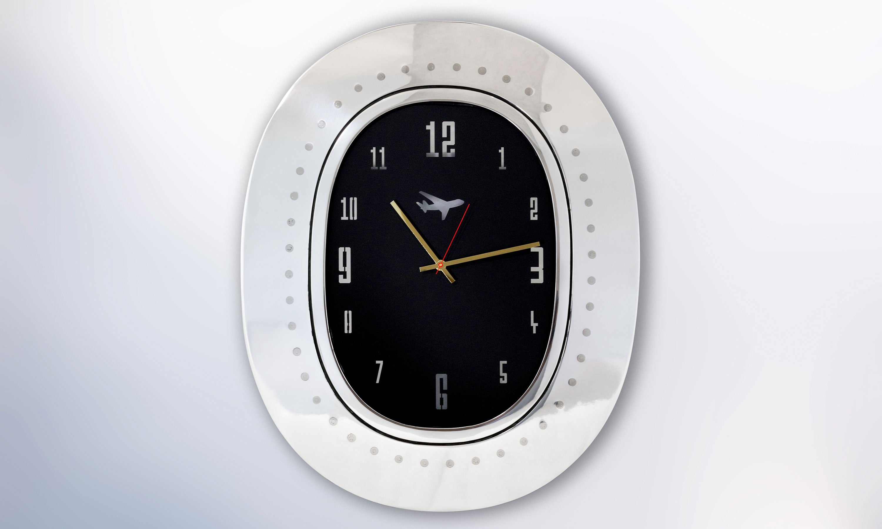 BOEING 777 WINDOW CLOCK - BLACK - Plane Industries