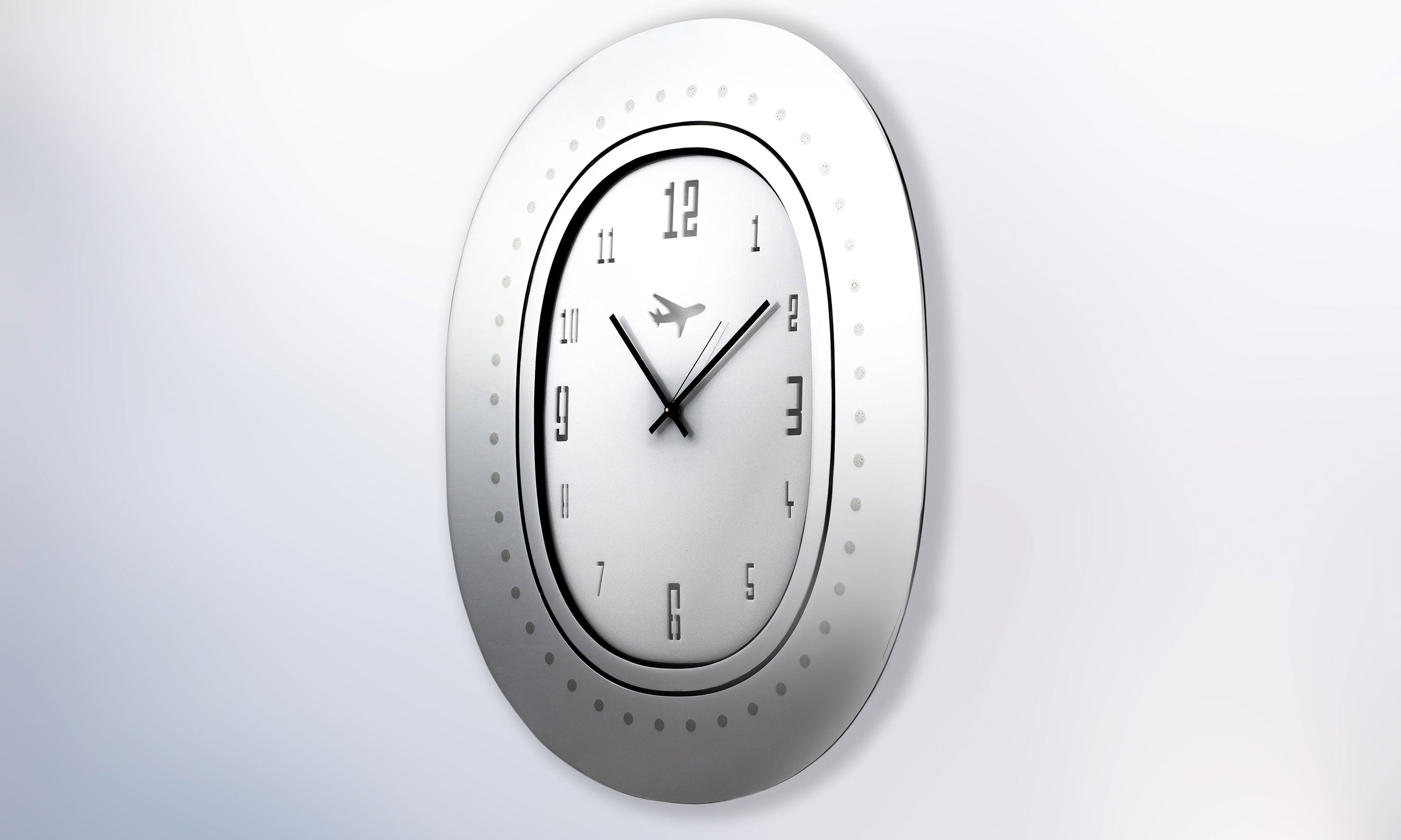 BOEING 777 WINDOW CLOCK - WHITE - Plane Industries