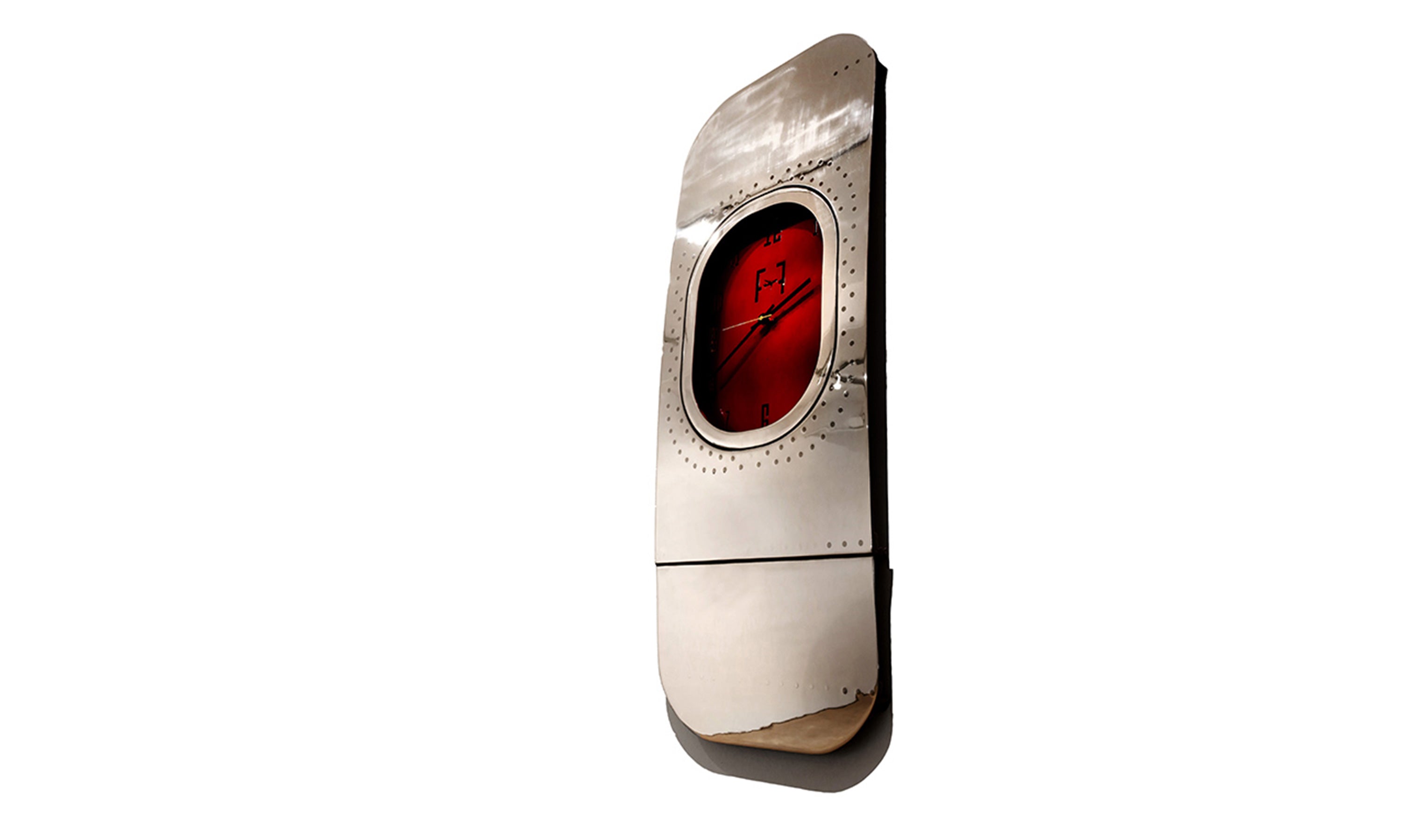 AIRBUS A320 FUSELAGE CLOCK - RED - Plane Industries